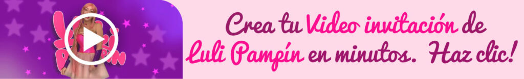 Video invitación de Luli Pampín gratis